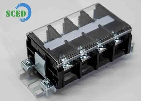 Bloco de terminais de alta corrente com corrente nominal de 175A, montagem em painel e certificação UL 1059 IEC 60947-7-1 para distribuição de energia industrial
