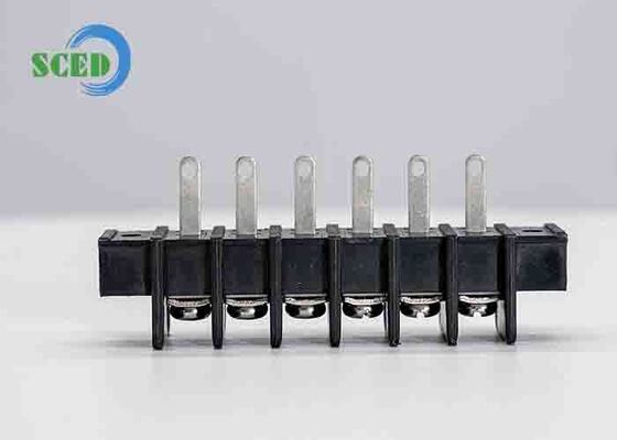 PBT Material de isolamento Terminal de barreira Bloco 2 a 24 polos Número de contatos Terminal de ligação elétrica 2P a 24P