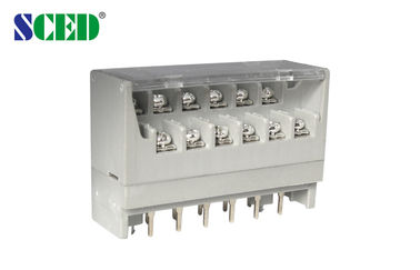 Passo de alta temperatura nivelado dobro 7.62mm do bloco terminal 300V 15A da barreira