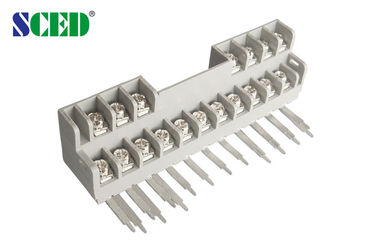 Calibre de diâmetro de fios do poder 14 - 24 do passo do bloco terminal da barreira de 15A 18 x 2P 7.62mm