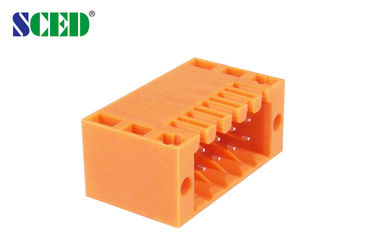 Soquetes masculinos Pluggable 150V 8A 2*2P do encabeçamento de bloco terminal - 22*2P bloco terminal de encaixe do passo 3.50mm