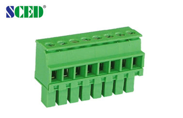Passo de encaixe 3.81mm 300V 8A 2P do bloco terminal dos soquetes fêmeas da tomada - 22P
