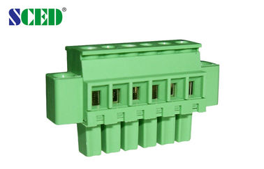 Os soquetes fêmeas da tomada lançam o bloco terminal de encaixe 300V 8A 2P de 3.81mm - 20P