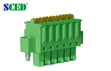 Os soquetes fêmeas de encaixe do bloco terminal da tomada lançam 3.81mm 300V 8A 2P - bloco 20P terminal Pluggable