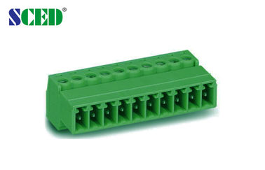 Os soquetes masculinos da tomada de encaixe do bloco terminal lançam 3.81mm 300V 8A 2P - 22P