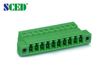 Soquetes masculinos 300V 8A 2P da tomada de encaixe do passo 3.81mm do bloco terminal - 20P