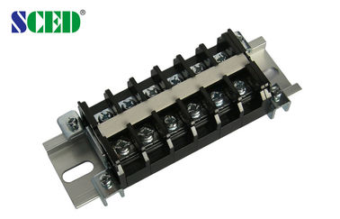 O PWB almofada o conector do terminal de parafuso do preto do PC do bloco terminal 11.50mm 600V 30A da montagem