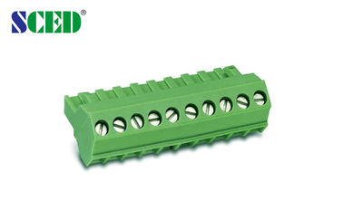 Lance a tomada de encaixe 2P fêmea do bloco terminal 300V 18A de 5.08mm - bloco 22P terminal Pluggable