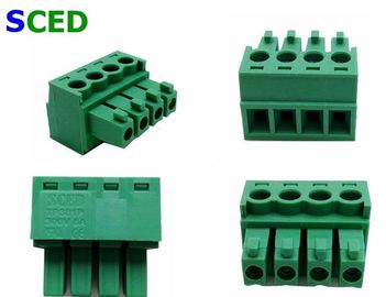 o PWB de 300V 8A obstrui dentro o bloco terminal Pluggable do passo do bloco terminal 3.81mm